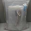 Attelite X-Large Clear Shoe Boxes Stackable Plastic Shoe Organizer ,Thicken & Sturdy Shoe Storage Box with Magnetic Door, Drop Front Shoe Box For Display Sneakers( 9 Pack, Clear White)