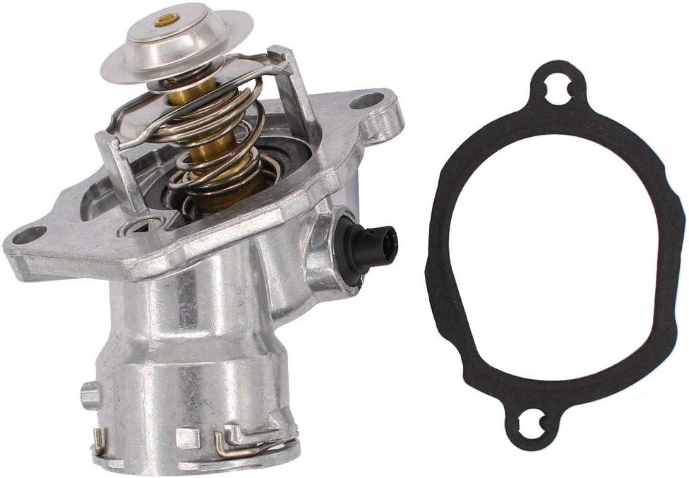 NewYall Engine Coolant Thermostat Housing with Gasket for Mercedes CL550 2007-2010, E550 2007-2011, G550 2009-2015, GL450 2007-2012, GL550 2008-2012, ML550 2008-2011, S550 2007-2011, SL550 2007-2012