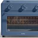 Our Place Large Wonder Oven | 6-in-1 Stainless Steel Air Fryer Toaster Oven Combo with Basket, Rack, Pan & Tray | 3-Rack, 32 QT, Large Capacity - Toast, Roast, Bake, Reheat, Broil & Steam | Blue Salt, 31.7 Quarts
