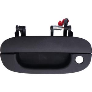 77640 Front Driver Side Exterior Door Handle Compatible with Dodge Ram 1500 2500 3500 1994-2002, Replaces 55275023AB, Textured Black
