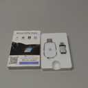 Wireless CarPlay Adapter for Apple iPhone, Convert Wired CarPlay to Wireless, Mini Size with USB-A to USB-C Adapter, Stable Control & No Delay Latency, White