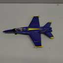 Playmaker Toys  United States Navy Blue Angels F/A-18 Super Hornet Fighter Jet 9inch Die Cast Metal Model Toy w/Pullback Action