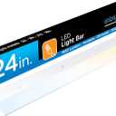 Enbrighten 24 inch Hardwired Under Cabinet Lights, 1620 Lumens, Five White Settings from (2700K-6500K), Full Range Dimmable, Under Counter Light, Linkable Under Counter Lights for Kitchen 82922-T1