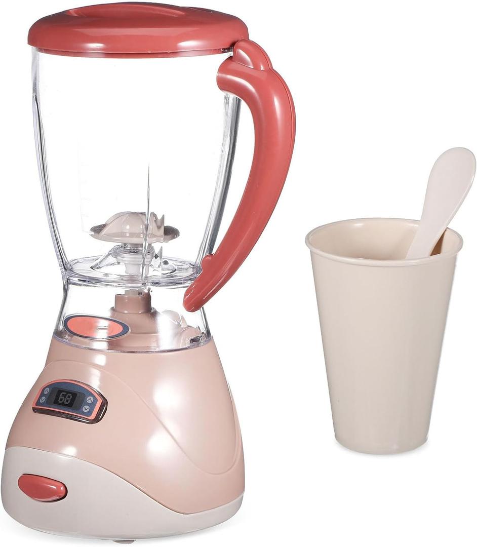 1Set Kids Pretend Play Kitchen Appliances Toy,Kids Toy with Cup,Kitchen Fruit Juicer Appliances with Light and Sound for