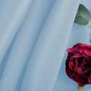 Ascoza 2pack 132 Inch Blue Mist Round Tablecloth in Washable Polyester Fabric for Wedding/Banquet/Restaurant/Parties