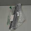 6 Pack Tension Rods, Adjustable Spring Steel Cupboard Bars Tension Curtain Rod Shower Rod Extendable Width 15.7-28 Inches (Black)