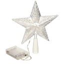 BenefitUSA Christmas Tree Light Top Star Topper Table Lovely Shiny Xmas Decorative