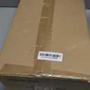 Industrial Semi Flush Mount Ceiling Light, Antique Brass Brush Paint and Black Finish Cage Mini Chandelier Mid Century for Porch Hallway Kitchen Bedroom Balcony 4-Light