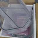 2 Pack 63oz Large Glass Storage Containers with Lids Big Airtight Glass Food Storage Containers for Storing food, vegetables or fruits, BPA Free, Freezer Dishwasher Oven Safe (gray)