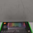 Razer BlackWidow V4 75% Mechanical Gaming Keyboard: Hot Swappable Design - Compact & Durable - Orange Tactile Switches - Chroma RGB - Roller & Media Keys - Wrist Rest Snap Tap - Black