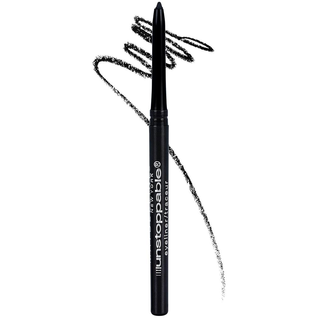 Maybelline Unstoppable Waterproof Mechanical Black Eyeliner Pencil, Easy to Apply, Smooth Glide, Up to 24 Hour Wear, Onyx (0.01 Ounce (PACK OF 1))
