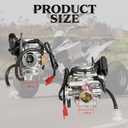 GY6 150cc Carburetor for 125cc 150cc GY6 4 Stroke Engines Electric Choke Motorcycle Scooter Moped ATV Go Kart Part 24mm Carb QMJ/QMI157 QMJ/QMI152