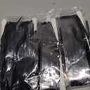 Graduation Decorations 2026 Black Foil Fringe Curtain Party Decorations 3 Pack 3.2 x 8.2 ft Shiny Black Tinsel Curtain Backdrop for Birthday, Graduation & Photo Booth, Easy to Install