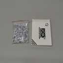 #4 x 1 Flat Head Wood Screw, Sheet Metal Screws, Stainless Steel 18-8 (304), White Head, 100 PCS