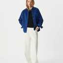 Eddie Bauer Women's Madison Valley Corduroy Overshirt (Blue, XL)