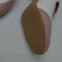J. Adams Mary Jane Oxford Pumps - Cute Low Kitten Heels - Retro Round Toe Shoe with Ankle Strap - Kym (9, Pink Cream Pu)