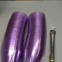 Homy Feel 9 Oz Purple Glitter Plastic Cups - 100PCS, Disposable Cocktail & Wine Cups for Wedding Party