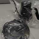 Gooseneck Electric Kettle with 1 Temperature Control for Pour Over Coffee & Tea, Quick Heating, BPA-Free Stainless Steel, Built-in Brew Timer, 1500W/0.9L (Ebony Black)