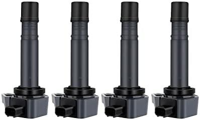 ECCPP Set of 4 Ignition Coils Pack for Civic for Honda L4 1.8L 2006-2011 Replacement for UF582 C1580 5C16371788393 RNAA01 IC662