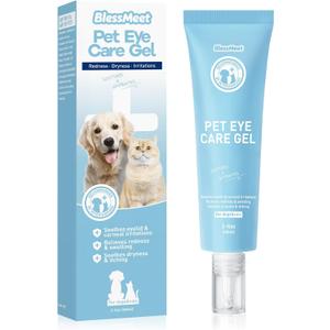 Dog Eye Gel, Dog Eye Drops Wash for Dogs and Cats,Vet-Recommended to Soothe Pet Eye Irritations,Eye Infections & Allergies. Relieve Dry Eyes and Pink Eyes, Pet Tear Stain Remover. 2 Ounces