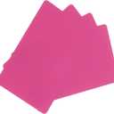 MECCANIXITY 200 Pack Blank PVC Cards 30mil ID Cards Blank Credit Cards Plastic Cards Waterproof & Double Sided Printing for ID Badge Printer, Graphics Pink