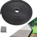Winunite 65.6ft (20m) Car Door Edge Guards Black  Rubber, No Glue, U-Shaped, Built-in Metal Clips, Fits Most Vehicles, Fade-Resistant, Scratch- and Chip-Resistant  Reduces Dings in Parking Lots (65-3/5Ft)