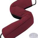 Sunolga Door Draft Stopper Blocks Hot and Cold Air with Removable Washable Cover for Bottom of Door, All-Season Seal for Noise, Light, Dust, Door Sweep for Gaps Up to 3", Home Essentials, 38", Red