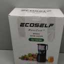 Juicer Machines, 5.3" Large Mouth Feed Chute with Self Feeding & Hands-Free Design, Juice Extractor Machine for Fruit & Leafy Greens, Juicer Machine Easy to Clean, With Pusher (Black)