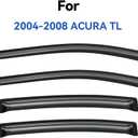 Window Visors Rain Guards for 2004 2005 2006 2007 2008 Acura TL, Out-Channel Window Vent Wind Deflectors Visors Shades for 04 05 06 07 08 Acura TL