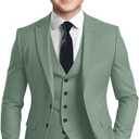 Boys' Formal Suit Set Slim Fit Kids Formal Suits Toddler Tuxedo Wedding Prom Classic Outfit for Teen (Green), 7Y