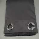 NICETOWN Gray Blackout Curtains for Bedroom 84 inches Long - Thermal Drapes Grommet Room Darkening Light Blocking Curtains Window Treatments for Living Room (2 Panels, W52 x L84, Grey)