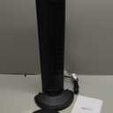 Amazon Basics 28" 60-Degree Oscillating Tower Fan with Powerful Airflow for Bedroom, Living Room, Office, 3 Speeds, Mechanical Control, Air Circulator, 35W, 27.8"H x 9.4"D x 9.4"W, Black