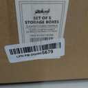 Richards Homewares Clear Plastic Storage Bins with Lids - 1 Large, 1 Medium and 2 Small Storage Containers for Closet Fridge Pantry Organizing