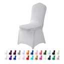 AlGaiety Spandex Chair Cover,12PCS,Chair Covers,Living Room Chair Covers,Removable Chair Cover Washable Protector Stretch Chair Cover for Party, Banquet,Wedding Event,Hotel(Sliver)