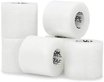 OK TAPE OKPore Transparent Medical Tape (Pack of 6) - First Aid Surgical Tape Hypoallergenic and Breathable for Wound Dressing Care, Latex Free, 2in x 10yds