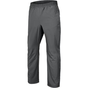 Mens Track Pants Quick Dry Lightweight Joggers Athletic Running Pants Zipper Pockets (Gray, S)