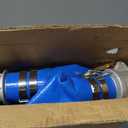 2 inch x 100ft PVC Lay Flat Discharge Hose With Aluminum Camlock C & E Fittings, Cam Lock Fitting, Heavy Duty Reinforced Pump Backwash Hose Assembly