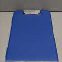Lksixu High Capacity Storage Clipboard with Pen Holder & Low-Clip, A4, Plastic Blue, 0.99 lb