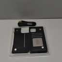 Bocasal Crossbody Wallet Case for iPhone 12 Pro Max with Card Holder,Zipper Card Slot Protector Shockproof Purse Cover with Removable Cross Body Strap 6.7 Inch(Black)