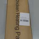 Chicken Heated Pads, Pet Heating Pad, Small Animal Indoor Outdoor Heating Pad, Waterproof, Warming Nesting Pad for Cat Dog Rabbit Chick Brooder Chicken Coop, Heating Plate for Pets (12" x 16" Orange)