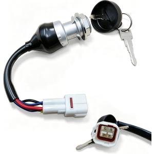 QYMOTO Hisun Ignition Key Switch on the Dash Compatible with Hisun 400 500 700 UTV,Massimo MSU500,MSU700,Co-Leman UT400 500,Axis 500 700,Challenger