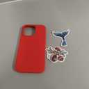 OTOFLY Designed for iPhone 14 Pro Case, Silicone Shockproof Slim Thin Phone Case for iPhone 14 Pro 6.1 inch (Red)