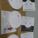 Kidde Smoke Detector, 10-Year Battery Powered, with LED Status Lights, 85 dB Alarm, 5-inches, 3-Pack