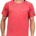 MTV Men's Standard T-Shirt, Breathable Athletic Workout Tech Tee for Active Wear, Short Sleeve Crew Neck, Gym Top, XXL