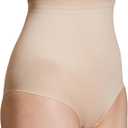 Tummy Control Shapewear Panties, High-Waist Body Shaper, Seamless Shaping Underwear for Daily Wear (XX-Large, Nude)