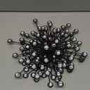 Blulu 4 Pcs Metal Wall Decor Bling Crystal Wall Art Cast Iron Rhinestones Sunburst Decor Starburst Art Hanging Diamond Accents Home Decorative for Living Room Bedroom Entryway(Black)