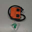 Washing Machine Surge Protector, Ortis Double Outlet Voltage Protector for Home Appliances with Time Delay, Protects Against Brownout, Spike, Instant Surge All Voltage Abnormalities, Orange