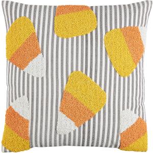 Mud Pie Halloween Pillow, Candy Corn