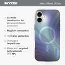 Incase Halo Case for iPhone 16 Hydro Dip MagSafe Compatible Apple iPhone Case 10 Ft Drop Protection, Protective Cover with Lanyard Loop, Sleek Design (Tidal Ocean, iPhone 16 Plus)