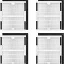 4 Pcs Air Purifier Filter Replacement, Compatible with Idylis IAF-H-100B | Effective 2-Layer Filtration, Captures Dust Dander, Eliminates Household Odors, Multi-Room Applicable, Long Service Cycle